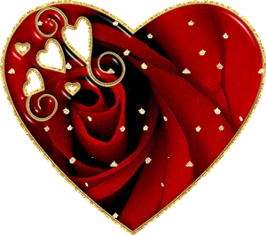 Gif animé coeur rouge